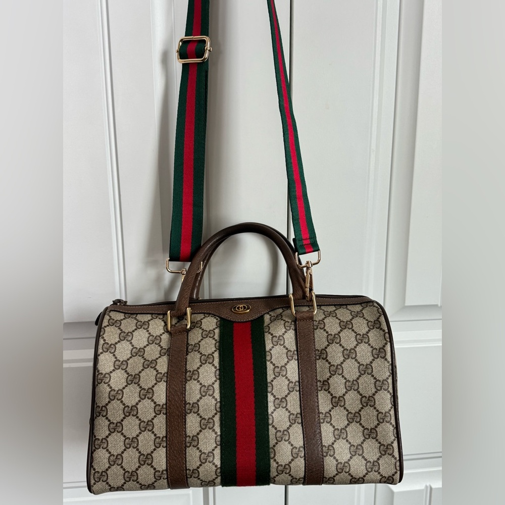 GUCCI GG Supreme Boston Bag - Picture 10 of 15